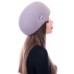 Фетровый шерстяной берет 101 св-сиреневый