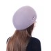 Фетровый шерстяной берет 101 св-сиреневый