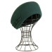 Фетровый шерстяной берет 102 изумруд