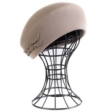 Фетровый шерстяной берет 102 песок Фетровый шерстяной берет 102 песок