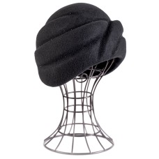 Фетровый шерстяной берет 128 Чалма черная Фетровый шерстяной берет 128 Чалма черная
