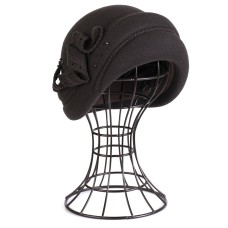 Фетровый шерстяной берет 138 коричневый Фетровый шерстяной берет 138 коричневый