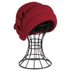 Фетровый шерстяной берет 138 красный Фетровый шерстяной берет 138 красный