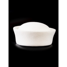 Фетровый берет ПиллБокс белый Фетровый берет ПиллБокс белый