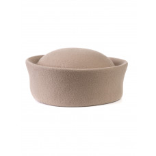 Фетровый берет ПиллБокс песочный Фетровый берет ПиллБокс песочный