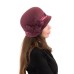 Фетровый шерстяной капор 315 роза