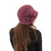 Фетровый шерстяной капор 315 роза