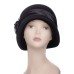 Фетровый шерстяной капор 315 чёрный Фетровый шерстяной капор 315 чёрный