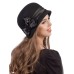 Фетровый шерстяной капор 315 чёрный Фетровый шерстяной капор 315 чёрный