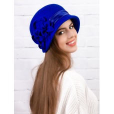 Фетровый шерстяной капор 315 индиго Фетровый шерстяной капор 315 индиго