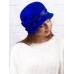 Фетровый шерстяной капор 315 индиго Фетровый шерстяной капор 315 индиго