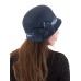 Фетровый шерстяной капор 315 мор-волна