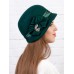 Фетровый шерстяной капор 315 изумруд Фетровый шерстяной капор 315 изумруд