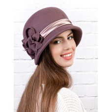 Фетровый шерстяной капор 315 чайная роза Фетровый шерстяной капор 315 чайная роза