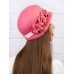 Фетровый шерстяной капор 315 розовый Фетровый шерстяной капор 315 розовый