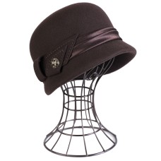 Фетровый шерстяной капор 319 ткоричневый Фетровый шерстяной капор 319 ткоричневый