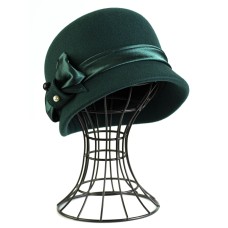 Фетровый шерстяной капор 319 изумруд Фетровый шерстяной капор 319 изумруд