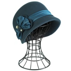 Фетровый шерстяной капор 319 море Фетровый шерстяной капор 319 море