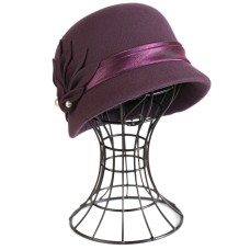 Фетровый шерстяной капор 319 чайная роза Фетровый шерстяной капор 319 чайная роза