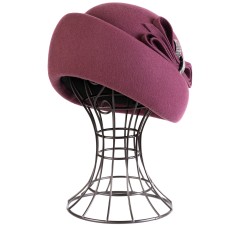 Фетровый шерстяной берет 331роза Фетровый шерстяной берет 331роза