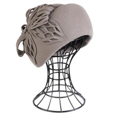 Фетровый шерстяной берет 332 песочный Фетровый шерстяной берет 332 песочный