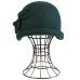 Фетровый шерстяной капор 334 изумруд Фетровый шерстяной капор 334 изумруд