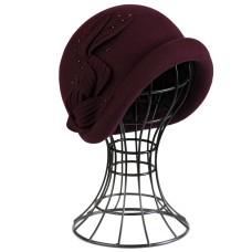 Фетровый шерстяной капор 334 марсал Фетровый шерстяной капор 334 марсал