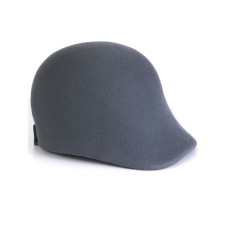Фетровая шерстяная кепка 414. серо-голубой