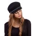Картуз - фетровая шерстяная кепка 433. чёрный Картуз - фетровая шерстяная кепка 433. чёрный