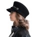 Картуз - фетровая шерстяная кепка 435 с чёрной цепочкой Картуз - фетровая шерстяная кепка 435 с чёрной цепочкой