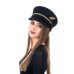 Картуз - фетровая шерстяная кепка 435     с золотой цепочкой