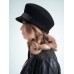 Картуз - фетровая шерстяная кепка 436 чёрный Картуз - фетровая шерстяная кепка 436 чёрный