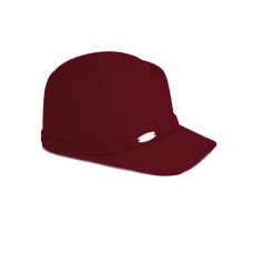 Фетровая шерстяная кепка 439 тёмно-красная