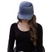 Фетровая шерстяная кепка 439 сероголубая Фетровая шерстяная кепка 439 сероголубая