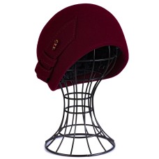 Фетровый шерстяной берет 500 тёмно-красный Фетровый шерстяной берет 500 тёмно-красный