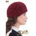 Фетровый шерстяной берет 500 тёмно-красный