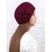Фетровый шерстяной берет 500 бордовый Фетровый шерстяной берет 500 бордовый