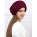 Фетровый шерстяной берет 500 бордовый Фетровый шерстяной берет 500 бордовый