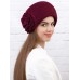 Фетровый шерстяной берет 500 бордовый Фетровый шерстяной берет 500 бордовый