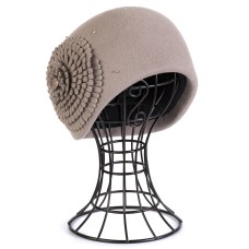 Фетровый шерстяной берет 500 песочный Фетровый шерстяной берет 500 песочный