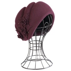 Фетровый шерстяной берет 504 чайная роза Фетровый шерстяной берет 504 чайная роза