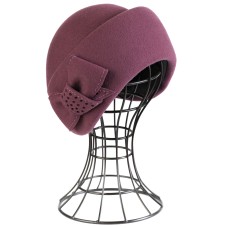 Фетровый шерстяной берет 518 чайная роза Фетровый шерстяной берет 518 чайная роза