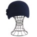 Фетровый шерстяной берет 523 тёмно синий Фетровый шерстяной берет 523 тёмно синий