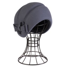 Фетровый шерстяной берет 524 серо-голубой Фетровый шерстяной берет 524 серо-голубой