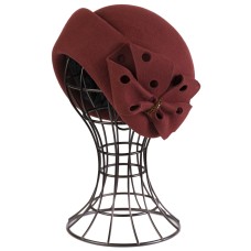 Фетровый шерстяной берет 528 терракот Фетровый шерстяной берет 528 терракот