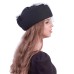 Фетровый шерстяной берет 530 Стюардесса Таблетка Вуалетка чёрная Фетровый шерстяной берет 530 Стюардесса Таблетка Вуалетка чёрная