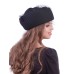 Фетровый шерстяной берет 530 Стюардесса Таблетка Вуалетка чёрная Фетровый шерстяной берет 530 Стюардесса Таблетка Вуалетка чёрная