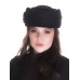 Фетровый шерстяной берет 530 Стюардесса Таблетка Вуалетка чёрная Фетровый шерстяной берет 530 Стюардесса Таблетка Вуалетка чёрная