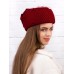 Фетровый шерстяной берет 530 Стюардесса Таблетка Вуалетка т-красная Фетровый шерстяной берет 530 Стюардесса Таблетка Вуалетка т-красная