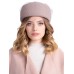 Фетровый шерстяной берет 530 Стюардесса Таблетка Вуалетка песок Фетровый шерстяной берет 530 Стюардесса Таблетка Вуалетка песок
